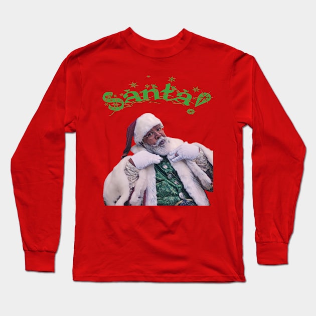 Santa!! Long Sleeve T-Shirt by North Pole Fashions